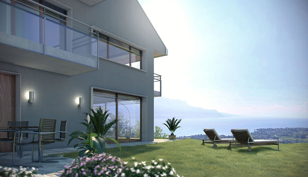 Villas familiales Montreux-Chamby